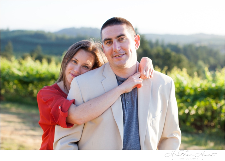 Chris and Megan- Willamette Valley Vineyards Engagement