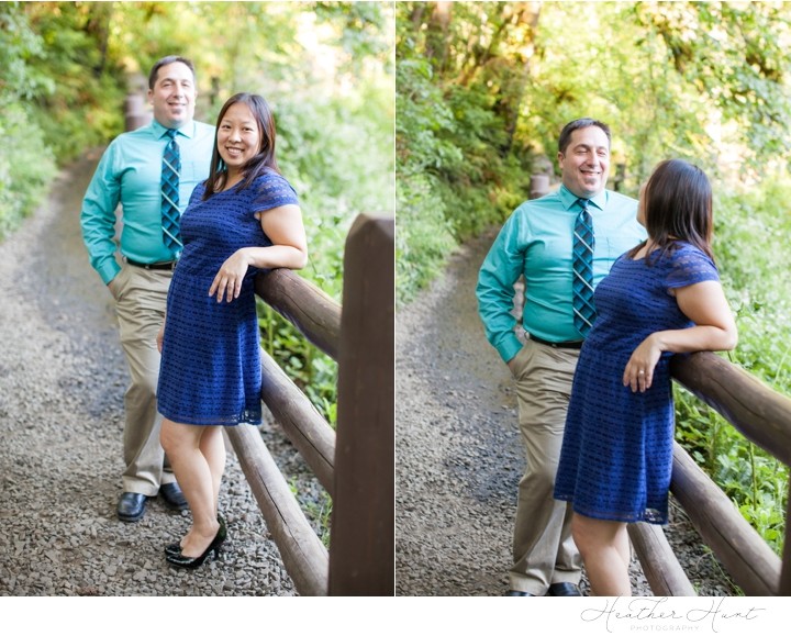 Elaine and Arti- Silver Falls State Park Engagement Session