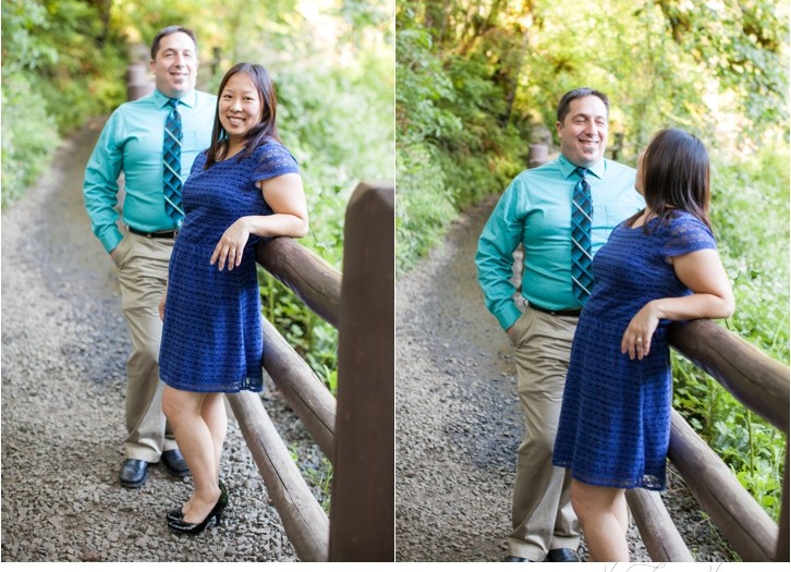 Elaine and Arti- Silver Falls State Park Engagement Session