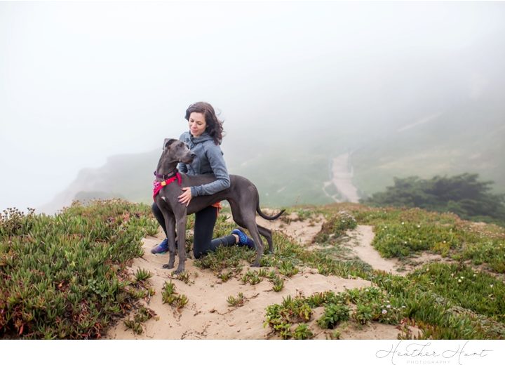 Nikki and Zelda- Fort Funston, San Francisco, CA.