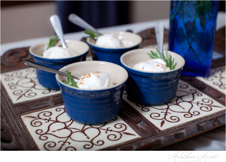 Summer Ice Cream Mini-Series Part One: Honey Rosemary Ice Cream