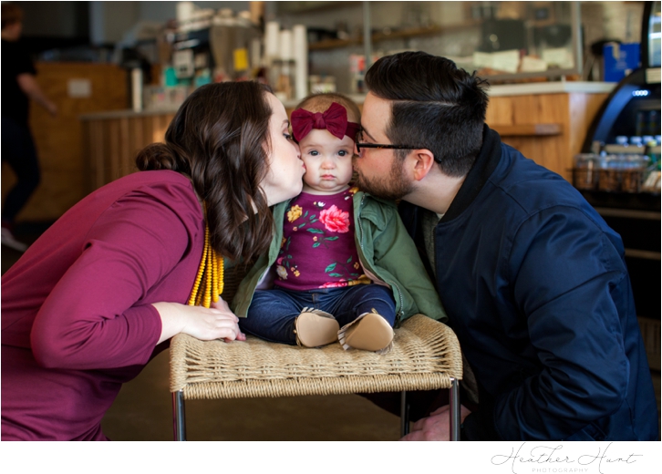 Cwik Family | West Seattle Family Session at Fresh Flours Bakery & Cafe | Heather Hurt Photography