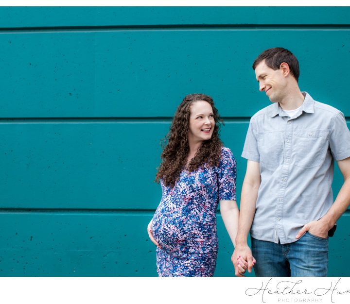 Garrett and Heather- Self Portraits! | Tacoma, WA Maternity Session | Heather Hurt Photography