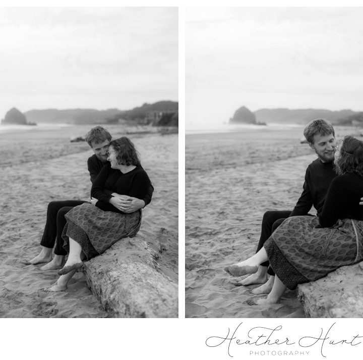 Luke and Molly | Cannon Beach, OR Newlywed Session and Sibling Celebration | Heather Hurt Photography